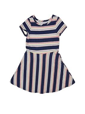 CAT & JACK Toddler Girl Striped Short Sleeve Dress Size 3T